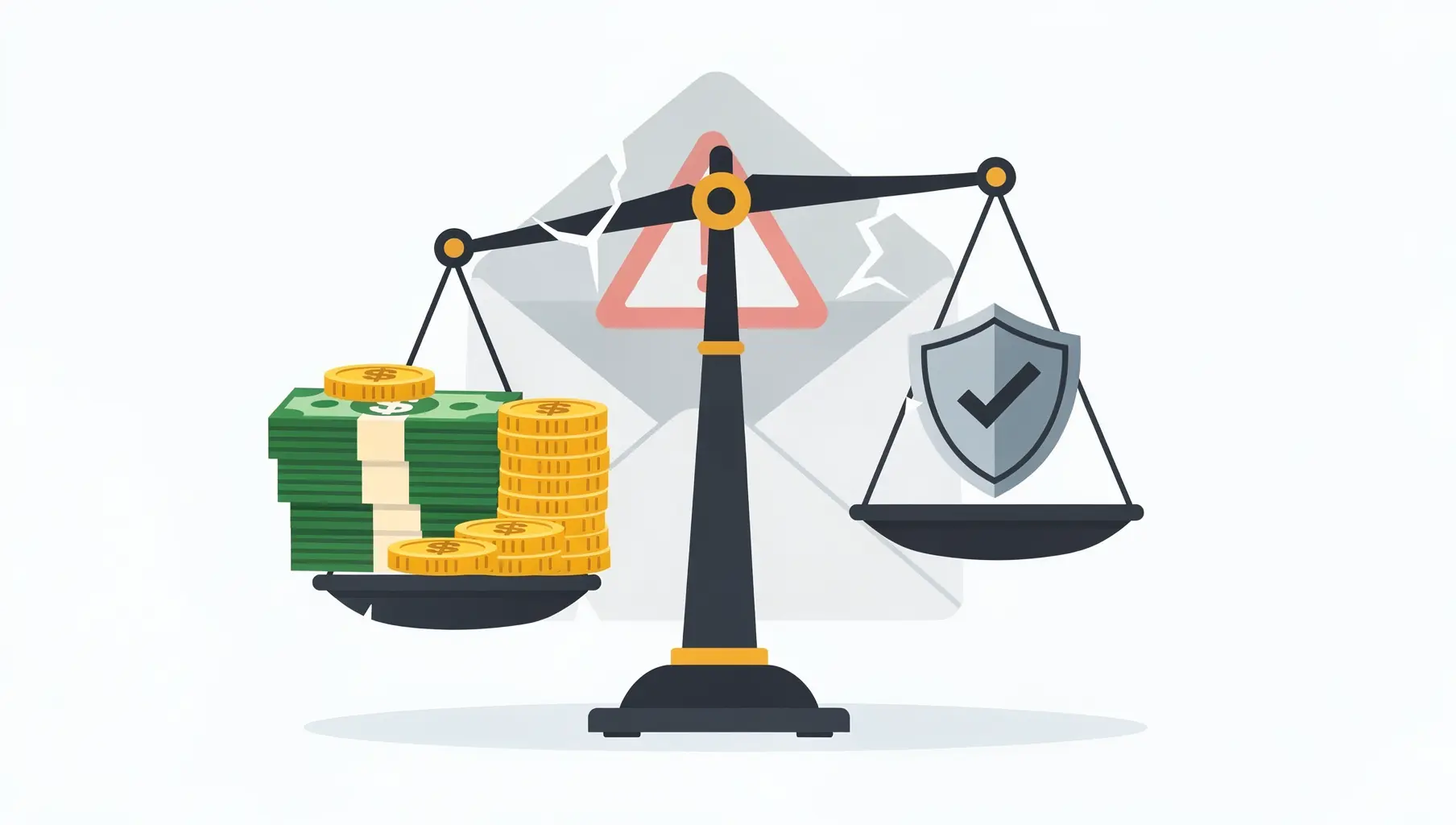 The financial impact of email spoofing broken down by cost category